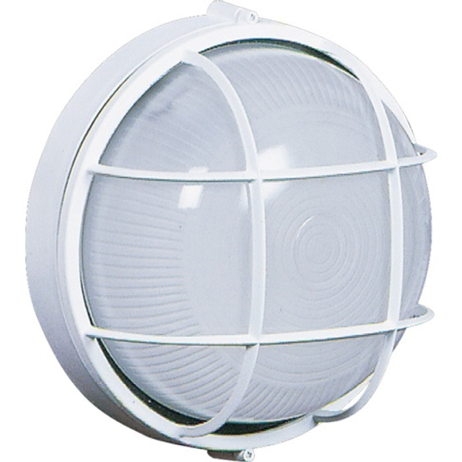 Marine LED 7.5 inch Black Outdoor Wall Light, Small, Round