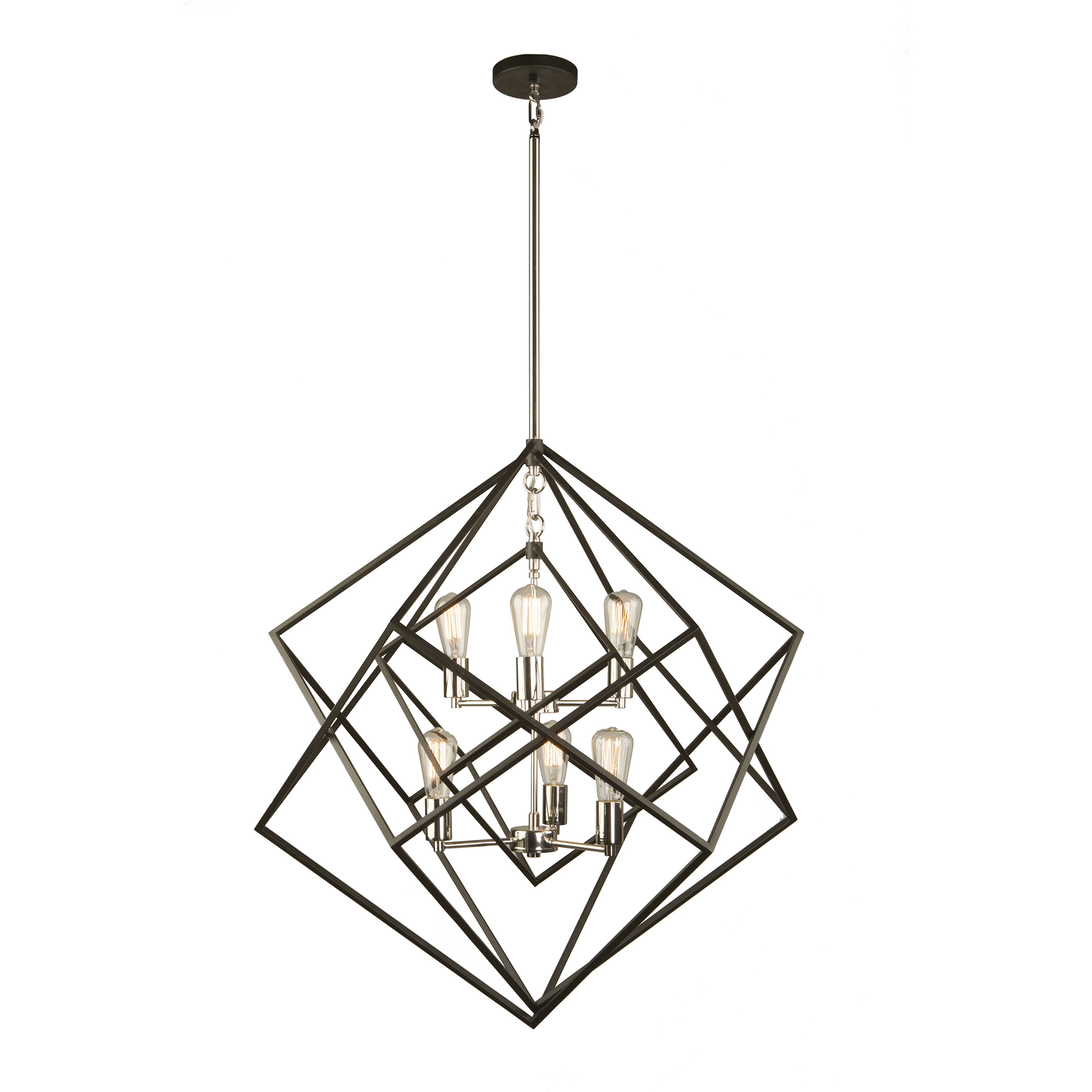 Artistry LED 32 inch Polished Nickel Chandelier Ceiling Light