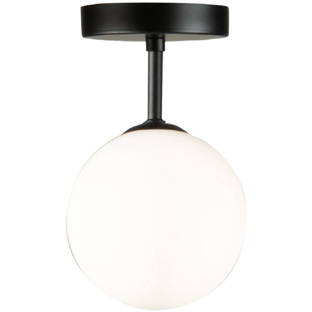 Comet LED 6 inch Semi Matte Black Flush Mount Ceiling Light