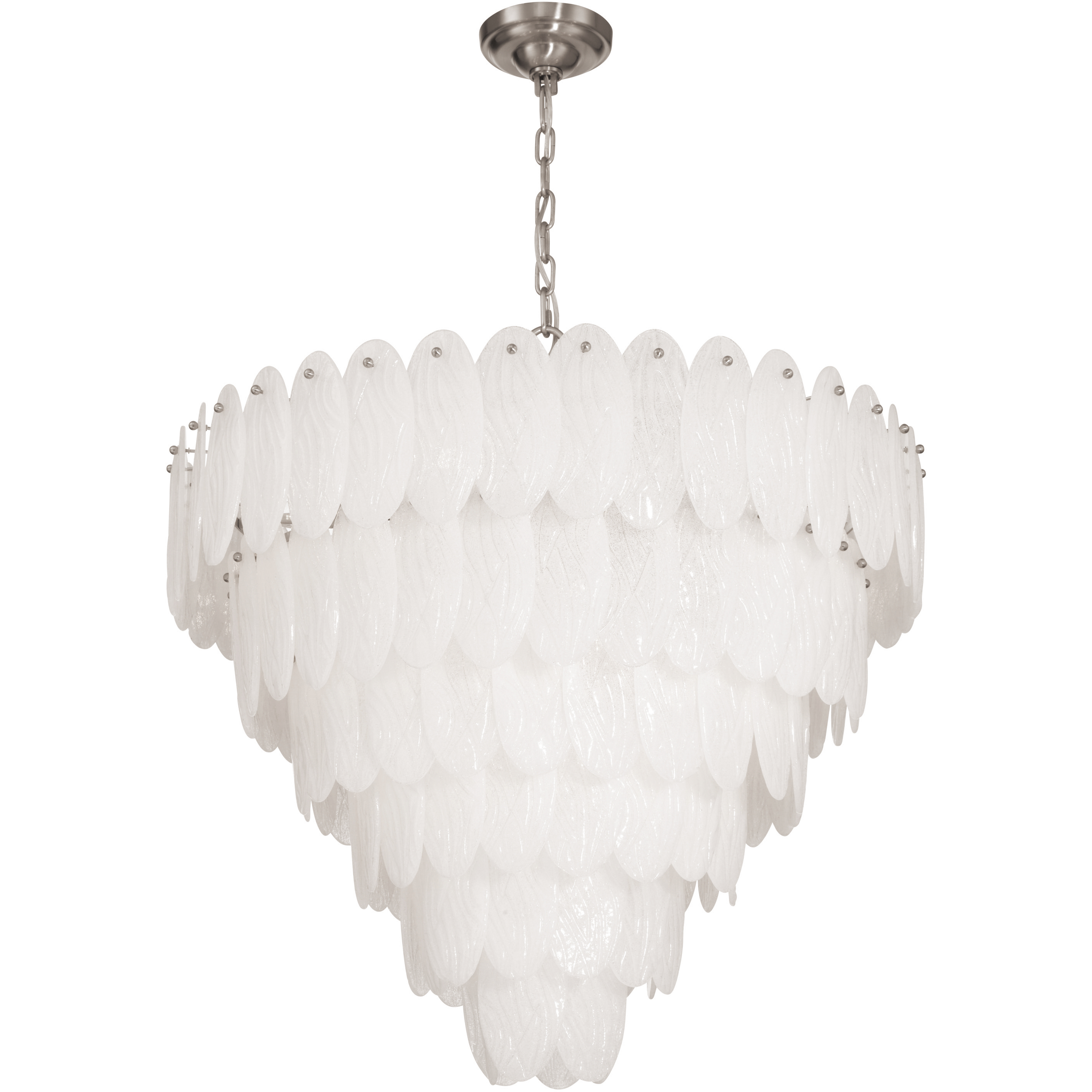 Serena 25 Light 30.8 inch Satin Nickel Chandelier Ceiling Light